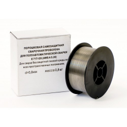 Стоимость Проволока порошковая MIG E71T-GS d=0,8 мм (1 кг) в Новоглаголево